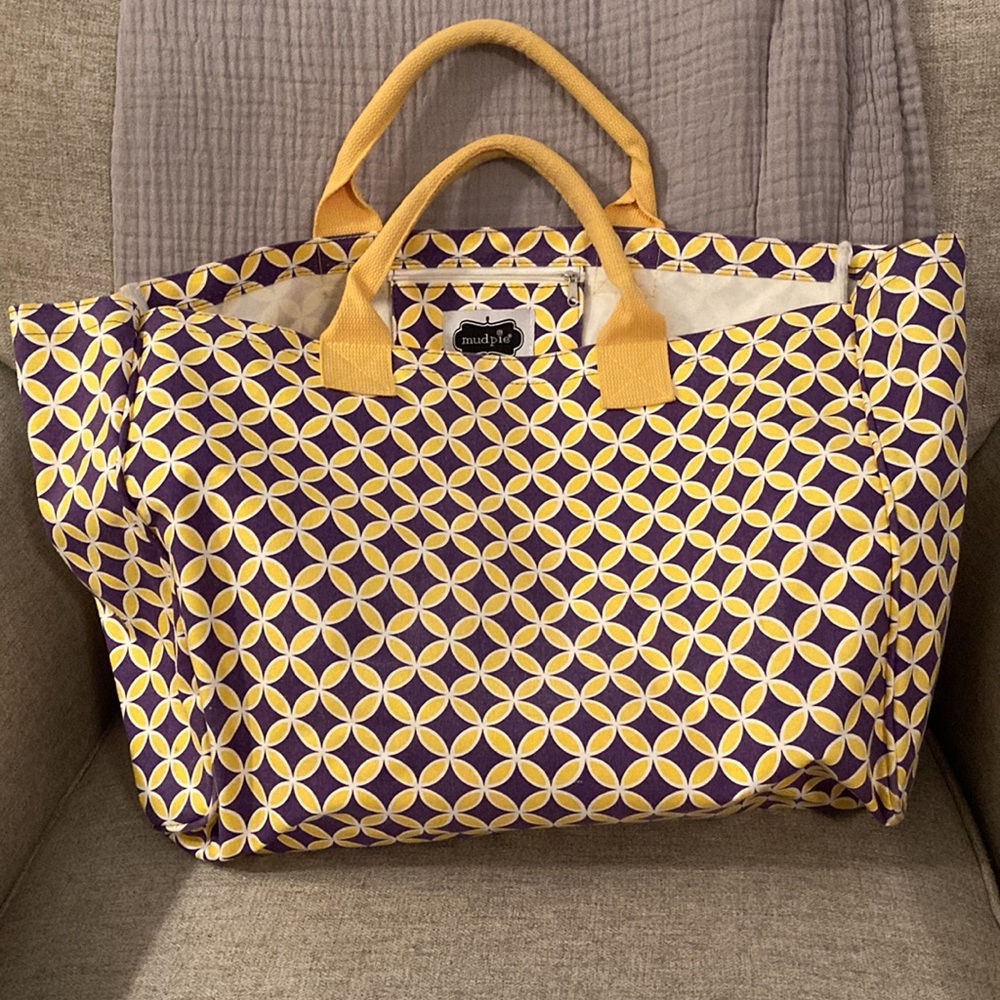 Mud Pie tote bag